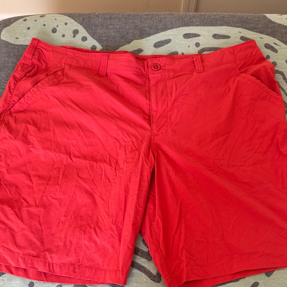 Under Armour Men's Vibrant Red Flat Front Shorts